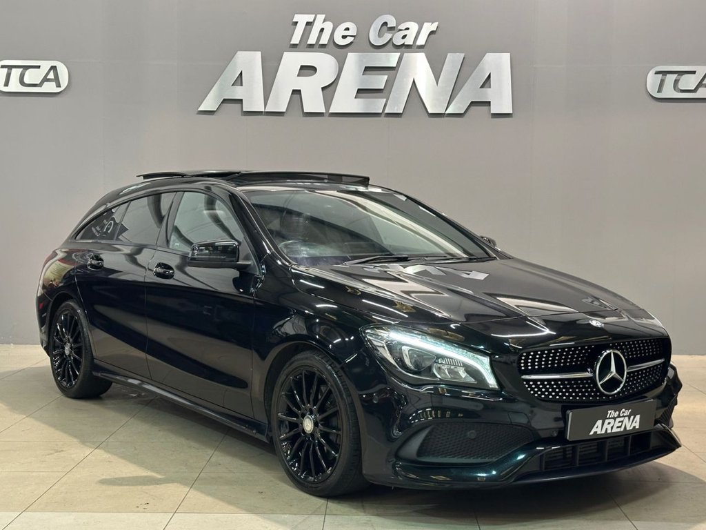 USED 2016 66 MERCEDES-BENZ CLA 2.1 CLA220d AMG Line Shooting Brake 5dr Diesel 7G-DCT Euro 6 (s/s) (177 ps) 7 SERVICE VISITS-NAV VIA CARPLAY