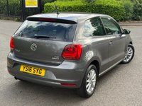 USED 2016 16 VOLKSWAGEN POLO 1.2 TSI BlueMotion Tech Match Hatchback 3dr Petrol Manual Euro 6 (s/s) (90 ps) ULEZ+1O+SH+BT+PETROL+12 M MOT