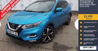 2017 NISSAN QASHQAI 1.5 dCi Tekna SUV 5dr Diesel Manual Euro 6 (s/s) (110 ps) £8990.00