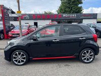 USED 2017 17 KIA PICANTO 1.25 GT-Line S Hatchback 5dr Petrol Manual Euro 6 (83 bhp) Buy with Complete Confidence from Sheriff Motors, All our vehicles are extensively road tested and thoroughly inspected prior to sale. Each vehicle comes with a new 1 year mot and we rectify all advisories and failures at no additional cost to our customers, plus a full oil and filter service. For added peace of mind, every car includes a 6 month complimentary RAC Warranty, 12 months Rac Breakdown Cover giving you complete confidence when you buy from Sheriff Motors.