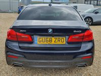 USED 2018 68 BMW 5 SERIES 3.0 540i GPF M Sport Saloon 4dr Petrol Auto xDrive Euro 6 (s/s) (340 ps) PARK ASSIST, POWER TAILGATE