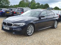 USED 2018 68 BMW 5 SERIES 3.0 540i GPF M Sport Saloon 4dr Petrol Auto xDrive Euro 6 (s/s) (340 ps) PARK ASSIST, POWER TAILGATE