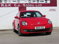 USED 2014 14 VOLKSWAGEN BEETLE 1.2 TSI Design Hatchback 3dr Petrol DSG Euro 5 (105 ps) 