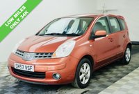 USED 2007 57 NISSAN NOTE 1.4 16V Acenta Hatchback 5dr Petrol Manual Euro 4 (88 ps) DEMO PLUS 1 OWNER FROM NEW