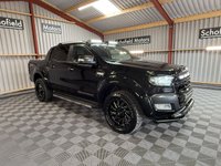 USED 2018 18 FORD RANGER 3.2 TDCi Wildtrak Pickup Double Cab 4dr Diesel Auto 4WD Euro 5 (200 ps) * ROOF LIGHT POD * RAPTOR GRILLE *