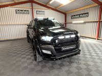 USED 2018 18 FORD RANGER 3.2 TDCi Wildtrak Pickup Double Cab 4dr Diesel Auto 4WD Euro 5 (200 ps) * ROOF LIGHT POD * RAPTOR GRILLE *