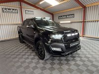 USED 2018 18 FORD RANGER 3.2 TDCi Wildtrak Pickup Double Cab 4dr Diesel Auto 4WD Euro 5 (200 ps) * ROOF LIGHT POD * RAPTOR GRILLE *