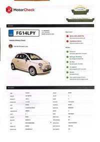 USED 2014 14 FIAT 500 1.2 Pop Hatchback 3dr Petrol Manual Euro 6 (s/s) (69 bhp) Here we have a clean and tidy 2014 Fiat 500 pop, finished in Olde English white with contrasting bright red interior. Has had a previous insurance claim paid against the car in 2023 but nothing too serious, see pics of previous damage in photos. Low insurance group and great on fuel and looks great value for money at circa &pound;2k on a 14 plate. Will have a full service and a new MOT Prior to collection.