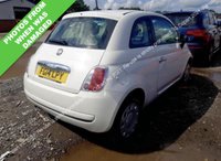 USED 2014 14 FIAT 500 1.2 Pop Hatchback 3dr Petrol Manual Euro 6 (s/s) (69 bhp) Here we have a clean and tidy 2014 Fiat 500 pop, finished in Olde English white with contrasting bright red interior. Has had a previous insurance claim paid against the car in 2023 but nothing too serious, see pics of previous damage in photos. Low insurance group and great on fuel and looks great value for money at circa &pound;2k on a 14 plate. Will have a full service and a new MOT Prior to collection.