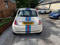 USED 2014 14 FIAT 500 1.2 Pop Hatchback 3dr Petrol Manual Euro 6 (s/s) (69 bhp) Here we have a clean and tidy 2014 Fiat 500 pop, finished in Olde English white with contrasting bright red interior. Has had a previous insurance claim paid against the car in 2023 but nothing too serious, see pics of previous damage in photos. Low insurance group and great on fuel and looks great value for money at circa &pound;2k on a 14 plate. Will have a full service and a new MOT Prior to collection.