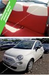 USED 2014 14 FIAT 500 1.2 Pop Hatchback 3dr Petrol Manual Euro 6 (s/s) (69 bhp) Here we have a clean and tidy 2014 Fiat 500 pop, finished in Olde English white with contrasting bright red interior. Has had a previous insurance claim paid against the car in 2023 but nothing too serious, see pics of previous damage in photos. Low insurance group and great on fuel and looks great value for money at circa &pound;2k on a 14 plate. Will have a full service and a new MOT Prior to collection.