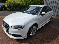 USED 2015 65 AUDI A3 2.0 TDI S line Saloon 4dr Diesel Manual Euro 6 (s/s) (Nav) (150 ps) SATELLITE NAVIGATION/DAB RADIO