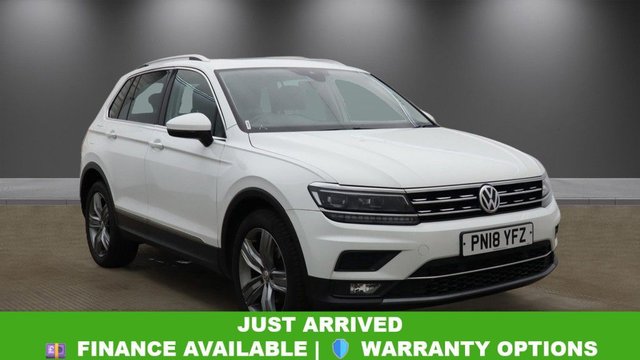 2018 18 VOLKSWAGEN TIGUAN 2.0 TDI SEL SUV 5dr Diesel DSG 4Motion Euro 6 (s/s) (150 ps) Bluetooth | Cruise Control