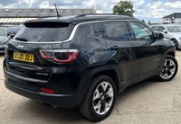 USED 2020 20 JEEP COMPASS 1.4T MultiAirII Limited SUV 5dr Petrol Manual Euro 6 (s/s) (140 ps) - APPLE CAR PLAY - SAT NAV - HEATED LEATHER & STEERING - REVERSE CAMERA - P/SENSORS - CRUISE - 2 OWNERS