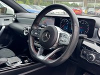 USED 2019 19 MERCEDES-BENZ A-CLASS 1.3 A180 AMG Line (Premium) Hatchback 5dr Petrol 7G-DCT Euro 6 (s/s) (136 ps) 1 OWNER + AMBIENT LIGHTING + BURMESTER + SAT NAV + CRUISE CONTROL