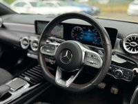 USED 2019 19 MERCEDES-BENZ A-CLASS 1.3 A180 AMG Line (Premium) Hatchback 5dr Petrol 7G-DCT Euro 6 (s/s) (136 ps) 1 OWNER + AMBIENT LIGHTING + BURMESTER + SAT NAV + CRUISE CONTROL
