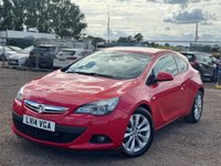 USED 2014 14 VAUXHALL ASTRA GTC 1.4T SRi Auto Euro 5 3dr 2 OWNERS/ 1 YEAR MOT