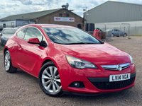 USED 2014 14 VAUXHALL ASTRA GTC 1.4T SRi Auto Euro 5 3dr 2 OWNERS/ 1 YEAR MOT