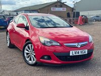 USED 2014 14 VAUXHALL ASTRA GTC 1.4T SRi Auto Euro 5 3dr 2 OWNERS/ 1 YEAR MOT