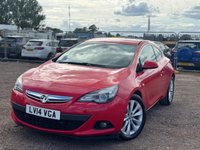 USED 2014 14 VAUXHALL ASTRA GTC 1.4T SRi Auto Euro 5 3dr 2 OWNERS/ 1 YEAR MOT