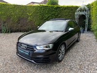 USED 2016 16 AUDI S3 2.0 TFSI Hatchback 3dr Petrol S Tronic quattro Euro 6 (s/s) (Nav) (300 ps) PAN ROOF, SUPER LEATHER
