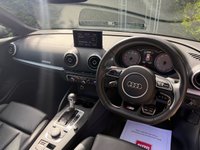 USED 2016 16 AUDI S3 2.0 TFSI Hatchback 3dr Petrol S Tronic quattro Euro 6 (s/s) (Nav) (300 ps) PAN ROOF, SUPER LEATHER
