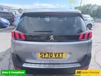 USED 2020 70 PEUGEOT 5008 Grey 1.2 PureTech Allure SUV, 51,000 miles, Euro 6, 7 Seats, Sat nav, Rear  Camera, CarPlay/Android Auto, 18in alloys, ULEZ compliant. This 2020 Peugeot 5008 PureTech Allure is a fantastic example of Peugeot&rsquo;s highly regarded 7 seat SUV, combining practicality, comfort, technology and impressive fuel efficiency in one stylish package. Powered by a responsive and economical 1.2 litre Euro 6 petrol engine, this versatile family vehicle delivers a smooth and enjoyable driving experience whilst keeping running costs low. Presented in excellent condition throughout, this Allure model offers a spacious and flexible interior with seat