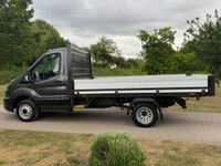 USED 2023 23 FORD TRANSIT 2.0 350 EcoBlue HD Leader Chassis Cab 2dr Diesel Manual RWD L2 Euro 6 (s/s) (130 ps) DROPSIDE GREY BIG SCREEN AIR CON