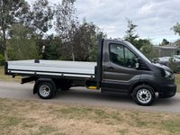 USED 2023 23 FORD TRANSIT 2.0 350 EcoBlue HD Leader Chassis Cab 2dr Diesel Manual RWD L2 Euro 6 (s/s) (130 ps) DROPSIDE GREY BIG SCREEN AIR CON