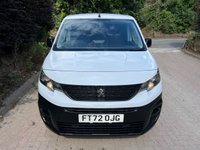 USED 2023 72 PEUGEOT PARTNER 1.5 BlueHDi 1000 Professional Premium + Standard Panel Van 5dr Diesel Manual SWB Euro 6 (s/s) (100 bhp) SAVE 20%, A/C, APPLE CARPLAY, 6 SPEED
