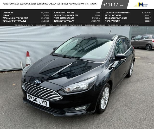 View our FORD FOCUS