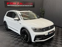 USED 2017 R VOLKSWAGEN TIGUAN 2.0 TDI R-Line SUV 5dr Diesel DSG Euro 6 (s/s) (150 ps) STUNNING EXAMPLE RARE RED LEATHER