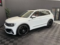 USED 2017 R VOLKSWAGEN TIGUAN 2.0 TDI R-Line SUV 5dr Diesel DSG Euro 6 (s/s) (150 ps) STUNNING EXAMPLE RARE RED LEATHER