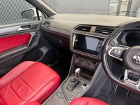 USED 2017 R VOLKSWAGEN TIGUAN 2.0 TDI R-Line SUV 5dr Diesel DSG Euro 6 (s/s) (150 ps) STUNNING EXAMPLE RARE RED LEATHER