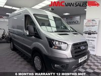 USED 2023 73 FORD TRANSIT 2.0 350 EcoBlue MHEV Leader MWB LOW MILES AIR CON FWD L2 H2  (130 ps) 1 OWNER FULL SERVICE HISTORY  AIR CON MWB MED ROOF