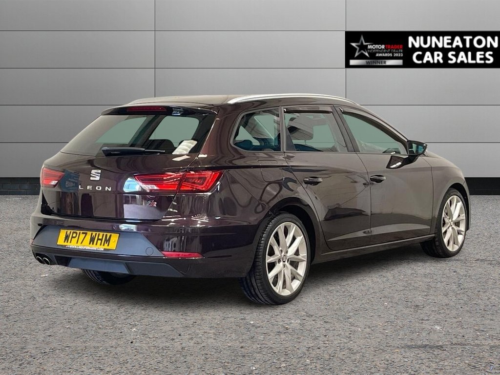 USED 2017 17 SEAT LEON 1.4 EcoTSI FR Technology ST 5dr Petrol DSG Euro 6 (s/s) (150 ps) APPLE CAR PLAY AND ANDROID AUTO
