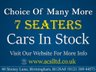 USED 2013 13 VAUXHALL ZAFIRA 1.6 16V Exclusiv MPV 5dr Petrol Manual Euro 5 (115 ps) 7 Seats_Low Milage_UlezFree