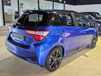 USED 2017 67 TOYOTA YARIS 1.5 VVT-i Blue Bi-Tone Hatchback 5dr Petrol Manual Euro 6 (111 ps) Main dealer SH, 2 Keys, Reverse Camera