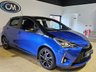 USED 2017 67 TOYOTA YARIS 1.5 VVT-i Blue Bi-Tone Hatchback 5dr Petrol Manual Euro 6 (111 ps) Main dealer SH, 2 Keys, Reverse Camera