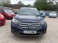 USED 2013 13 HONDA CR-V 2.0 i-VTEC EX SUV 5dr Petrol Auto 4WD Euro 5 (155 ps) 4WD. 8 STAMPS! AUTOMATIC. ONLY 55K MILES! SAT NAV. REVERSE CAMERAS