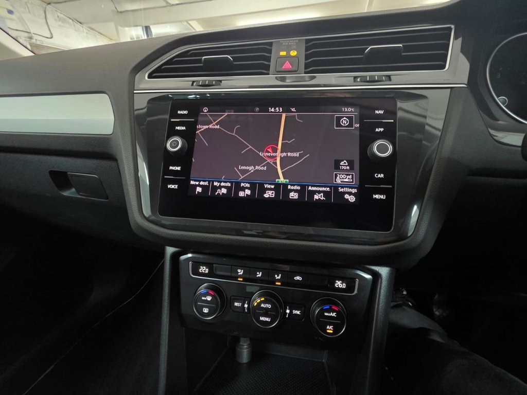 USED 2019 19 VOLKSWAGEN TIGUAN 2.0 TDI Match SUV 5dr Diesel Manual Euro 6 (s/s) (150 ps) Bluetooth - Cruise Control