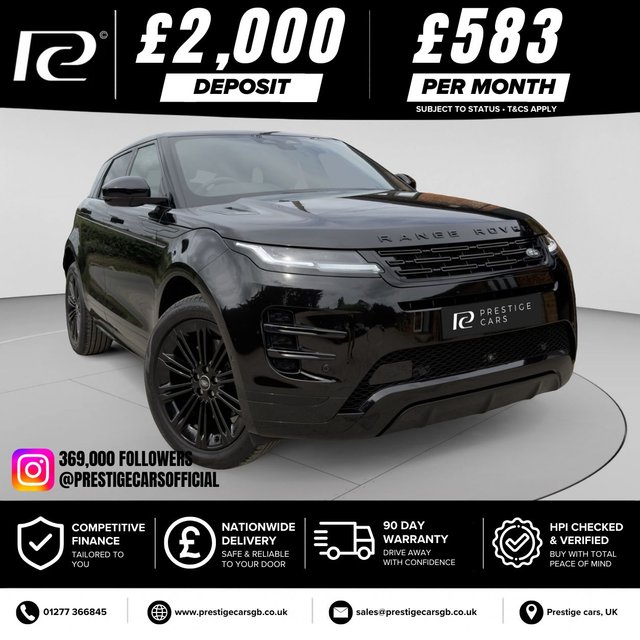 View our LAND ROVER RANGE ROVER EVOQUE