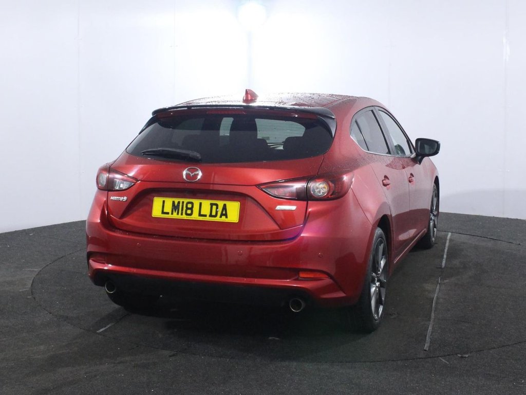 USED 2018 18 MAZDA MAZDA3 2.0 SKYACTIV-G Sport Black Hatchback 5dr Petrol Manual Euro 6 (s/s) (121 ps) 