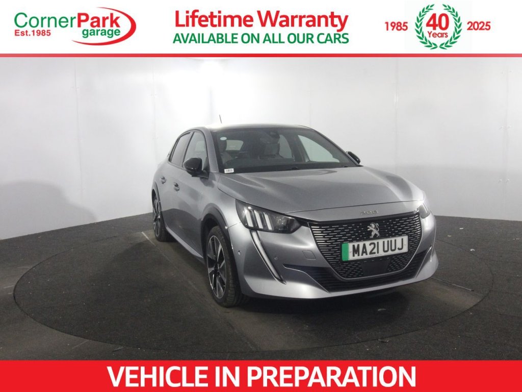 USED 2021 21 PEUGEOT E-208 50kWh GT Premium Hatchback 5dr Electric Auto (136 ps) 