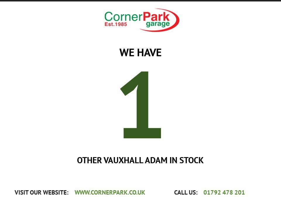 USED 2017 66 VAUXHALL ADAM 1.2i ecoFLEX ENERGISED Hatchback 3dr Petrol Manual Euro 6 (s/s) (70 ps) 