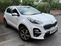 USED 2019 69 KIA SPORTAGE 1.6 CRDi EcoDynamics+ 2 SUV 5dr Diesel Hybrid Manual Euro 6 (s/s) (134 bhp) SAT NAV, BLUETOOTH & DAB RADIO