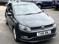 USED 2016 16 VOLKSWAGEN POLO 1.0 BlueMotion Tech Match Hatchback 3dr Petrol Manual Euro 6 (s/s) (60 ps) 