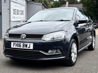 USED 2016 16 VOLKSWAGEN POLO 1.0 BlueMotion Tech Match Hatchback 3dr Petrol Manual Euro 6 (s/s) (60 ps) 
