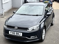 USED 2016 16 VOLKSWAGEN POLO 1.0 BlueMotion Tech Match Hatchback 3dr Petrol Manual Euro 6 (s/s) (60 ps) 