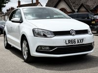 USED 2016 66 VOLKSWAGEN POLO 1.2 TSI BlueMotion Tech Match Hatchback 5dr Petrol Manual Euro 6 (s/s) (90 ps) 